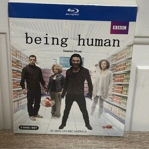 BEING HUMAN : Season Three (Blu-Ray 2011, 3-Disc Set) BRAND NEW & FACTORY SEALED
